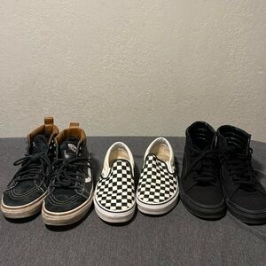 Men’s triple bundle vans men size 7.5